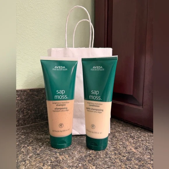 New, never used AVEDA Sap Moss set of shampoo AND conditioner. 6.7 fl oz each. - Picture 1 of 3